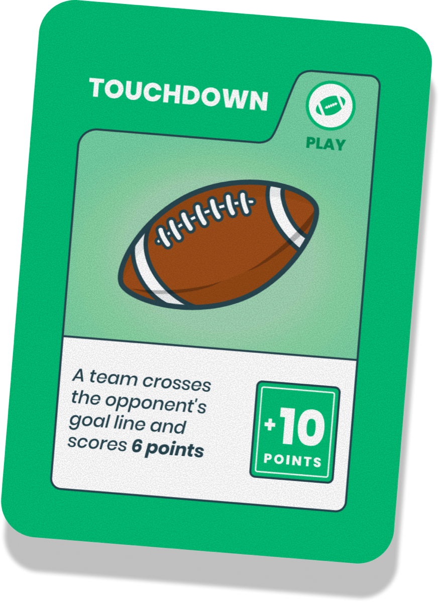 TOUCHDOWN card