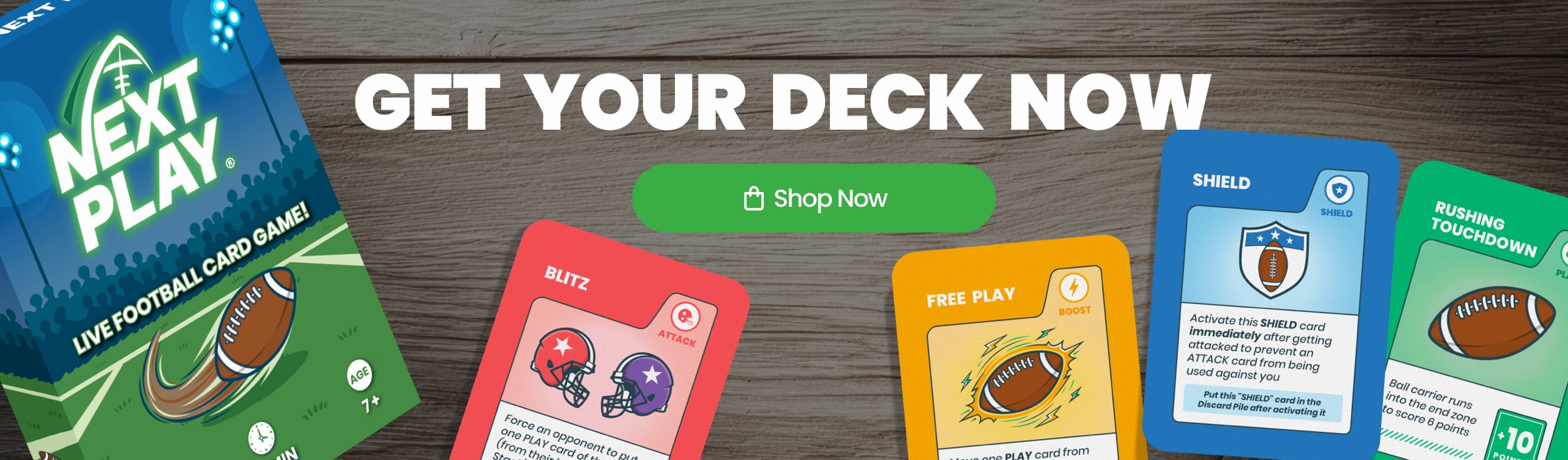 Get Your Deck Now โ Next Play Football Edition card game