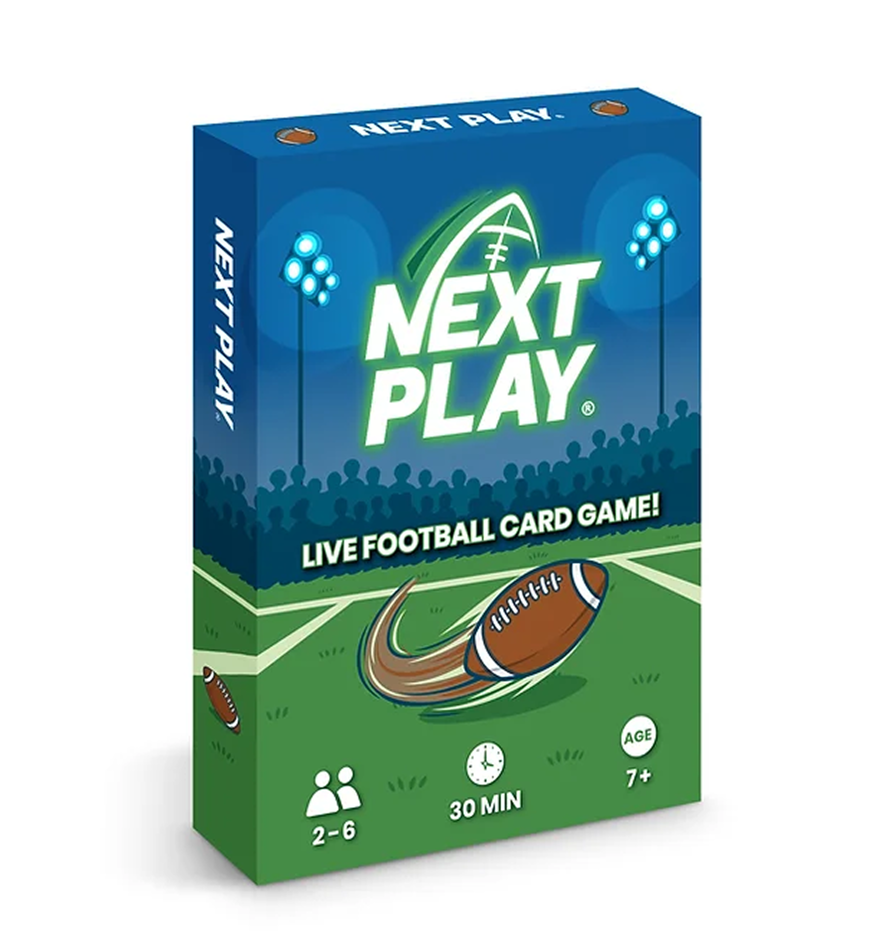Next Play Football Edition card game box